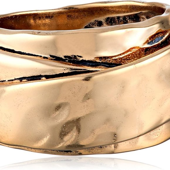 Bronzed Hammered Ring - Picture 3 of 3